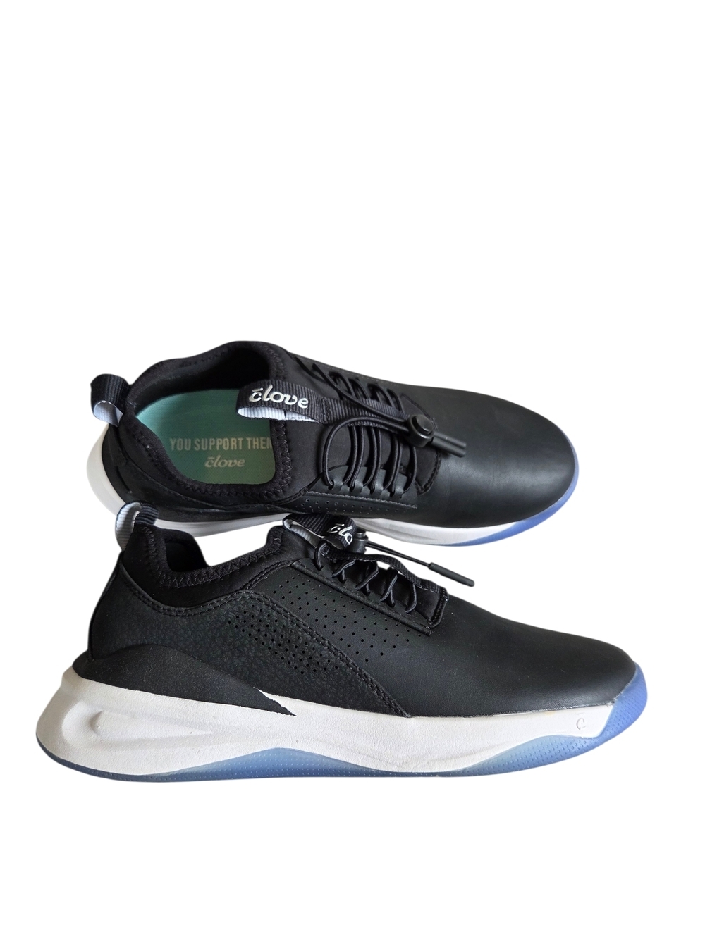 Clove Women's Black Nursing Athletic Sneakers 8